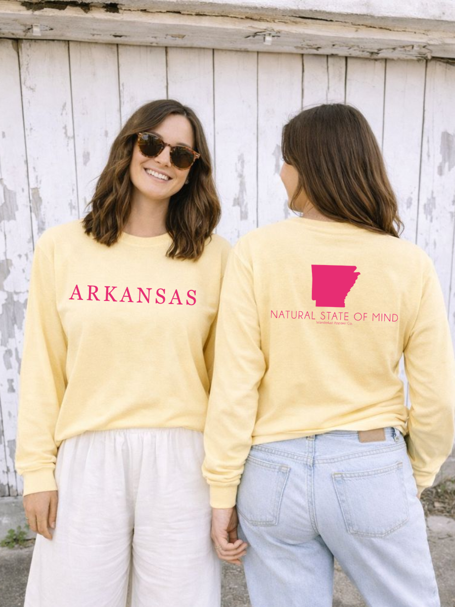 ARKANSAS | NATURAL STATE OF MIND - SHORT AND LONG SLEEVE | COLORS