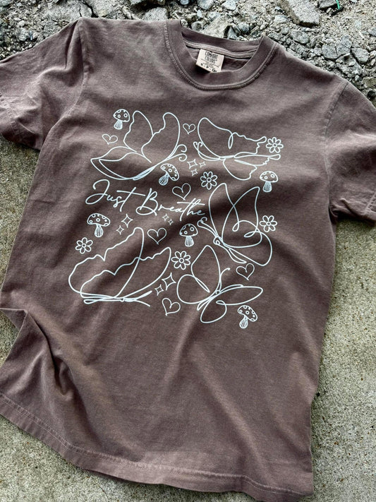 JUST BREATHE TEE | ESPRESSO