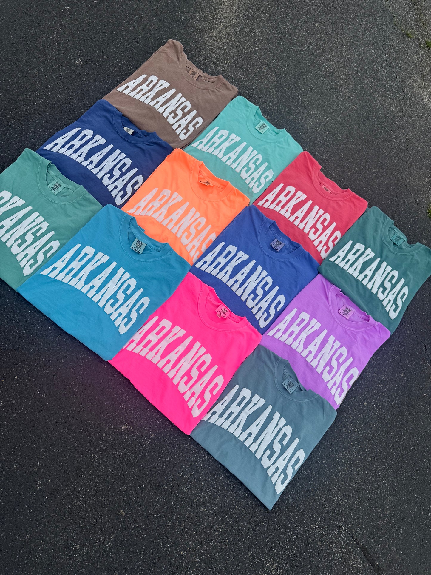 ARKANSAS PUFF GRAPHIC TEE OR CREWNECK |CHOOSE YOUR COLOR  PER-ORERED