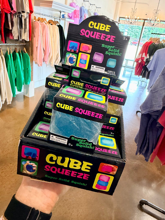 CIRCLE SQUEEZE SENSORY SQUEEZE BALL | COLORS
