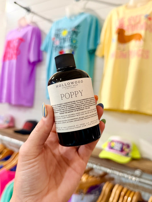 POPPY | 4 OZ SAMPLE | LUXURY LIQUID LAUNDRY SOAP