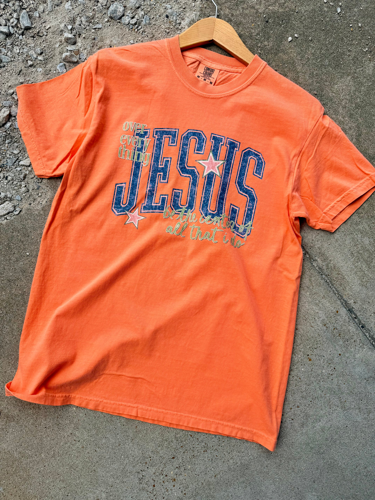 JESUS BE THE CENTER GRAPHIC TEE