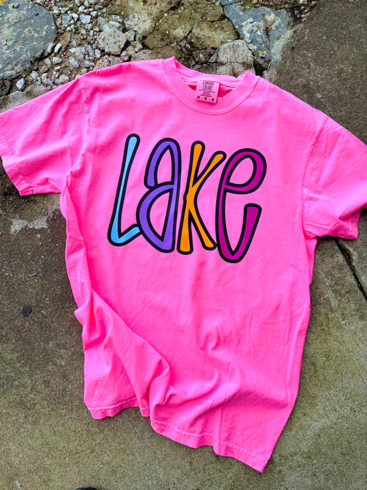 LAKE graphic tee