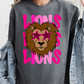 PINK STAR EYED LIONS MASCOT GRAPHIC TEE