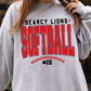 CUSTOM SOFTBALL/BASEBALL NUMBER CREWNECK