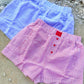 STRIPED BOXER SHORTS/BLUE OR RED