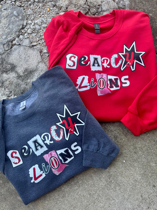 SEARCY LIONS CLIPPINGS CREWNECK