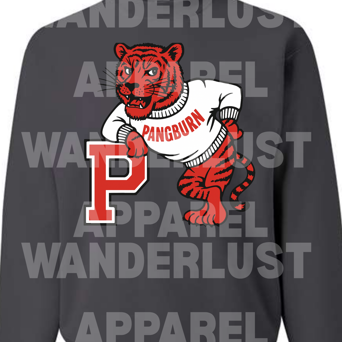 THROWBACK PANGBURN TIGER VINTAGE CREWNECK