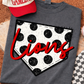CUSTOM POLKA DOT BASE PLATE GRAPHIC TEE | PEPPER
