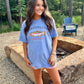WANDERLUST FISHING CLUB GRAPHIC TEE | WASHED DENIM