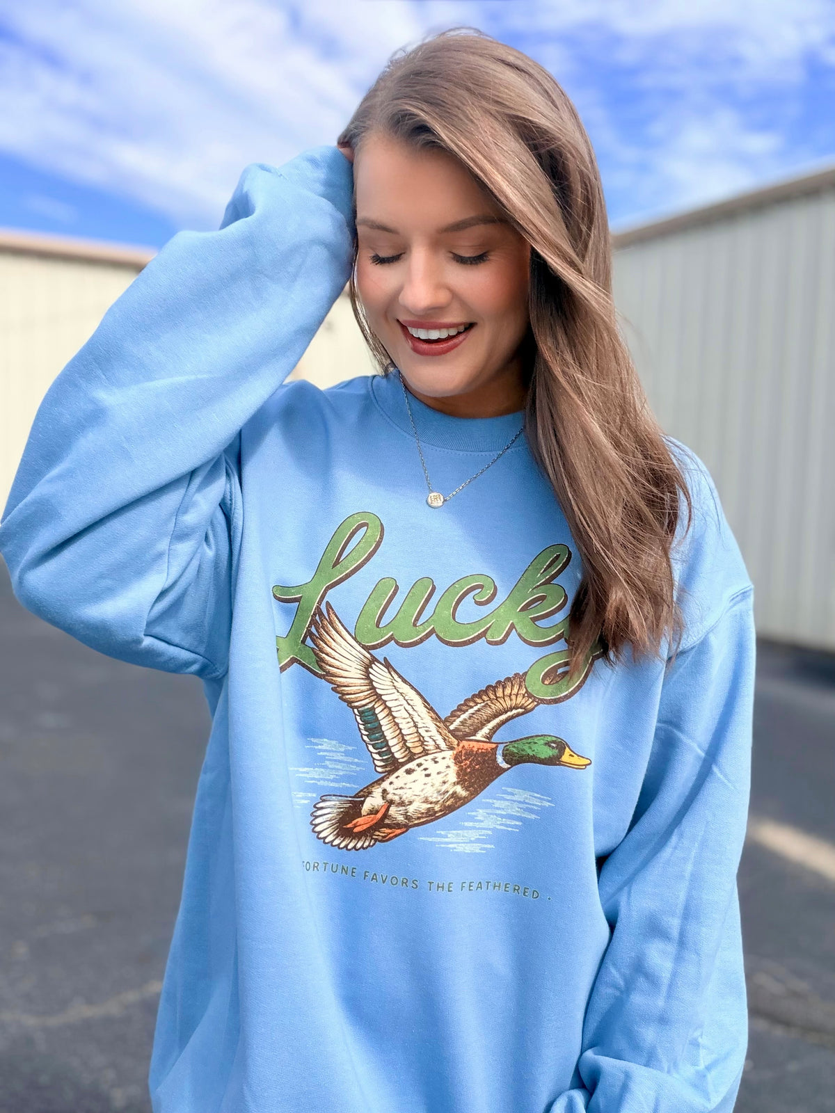 LUCKY DUCK CREWNECK