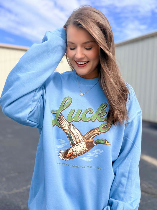 LUCKY DUCK CREWNECK