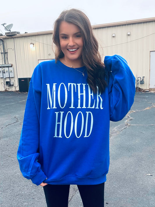 MOTHERHOOD CREWNECK | ROYAL