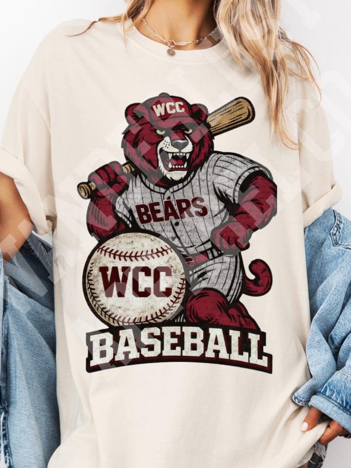 VINTAGE  WWC BEARS BASEBALL