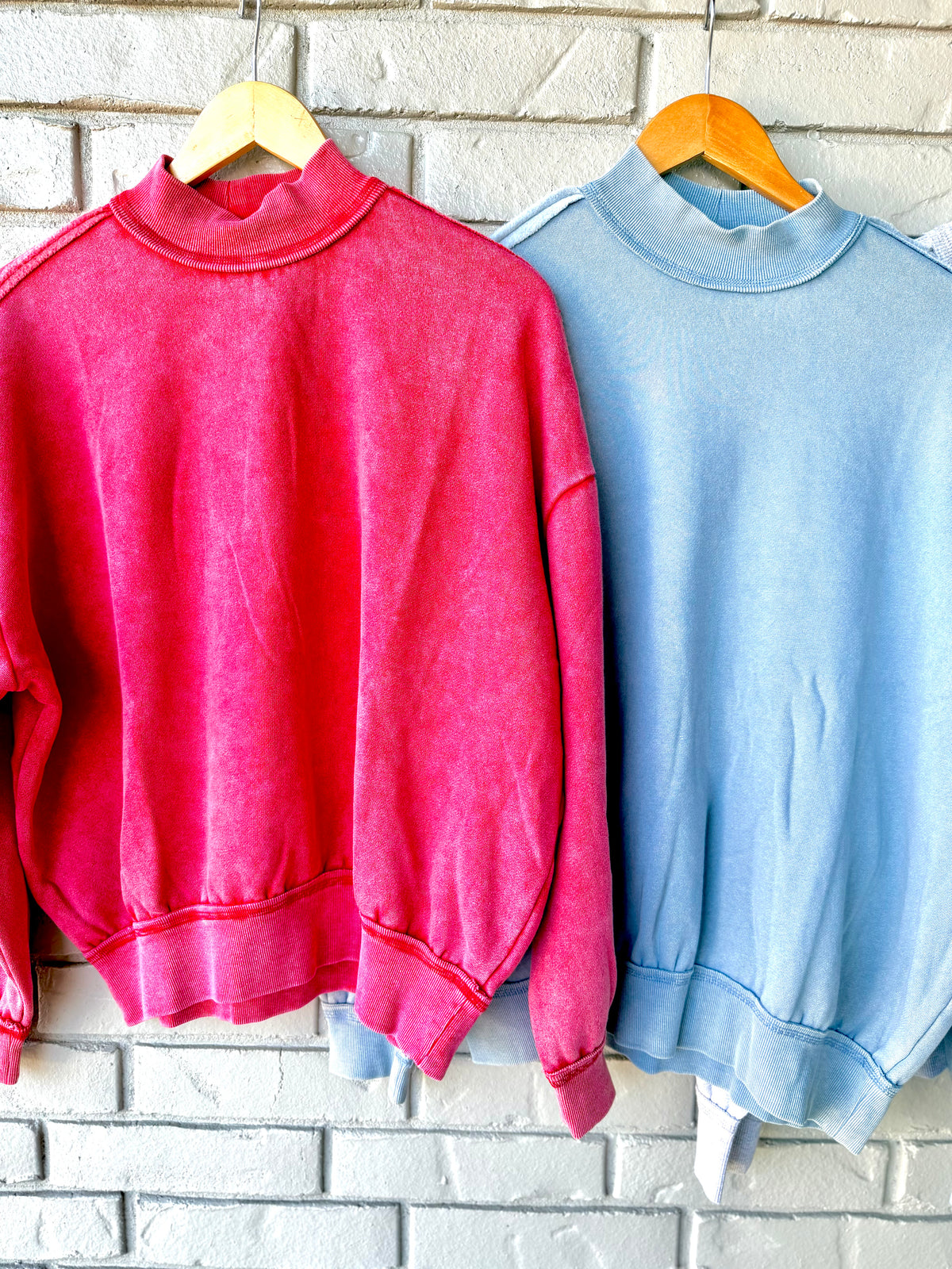 DOUBLE ZERO MOCKNECK SWEATHSIRT