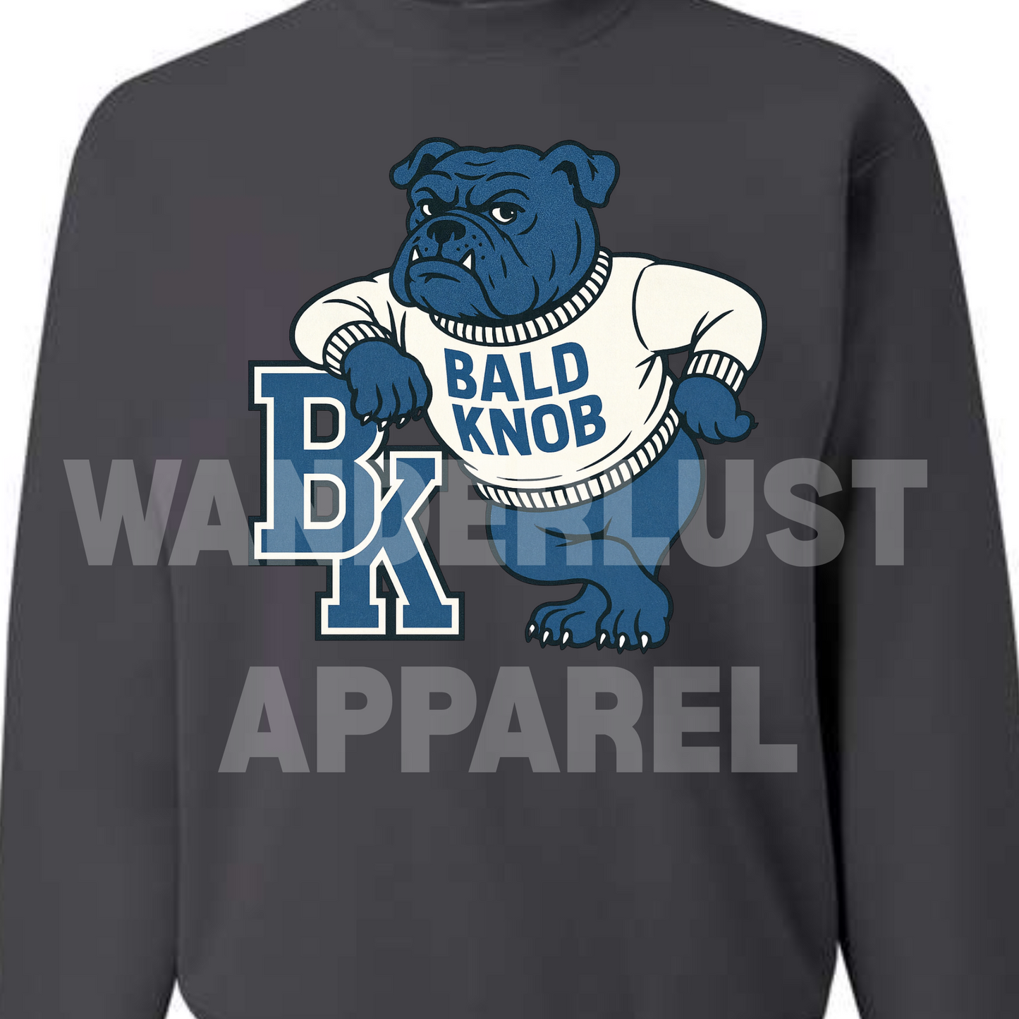 THROWBACK BULLDOGS VINTAGE CREWNECK
