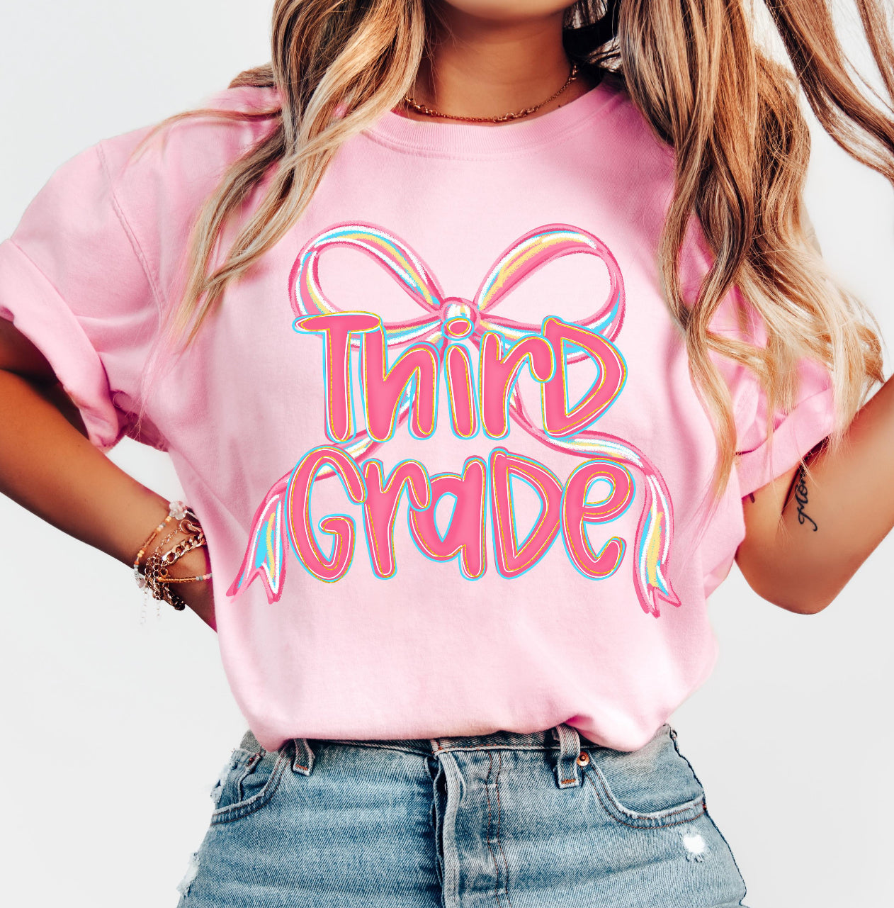Back to School Bow graphic tee
