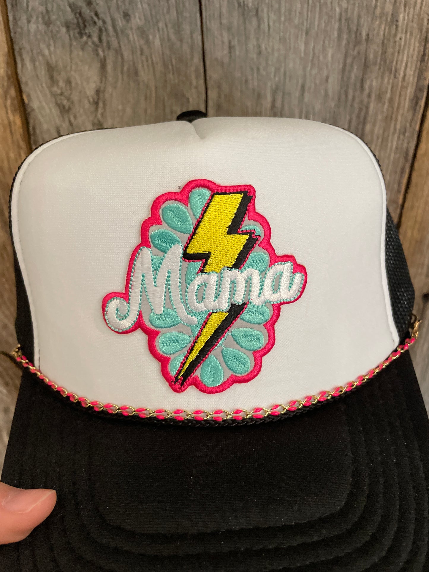 Mama Bright Lightning Bolt Trucker Hat