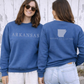 ARKANSAS | NATURAL STATE OF MIND - GILDAN CREWNECK