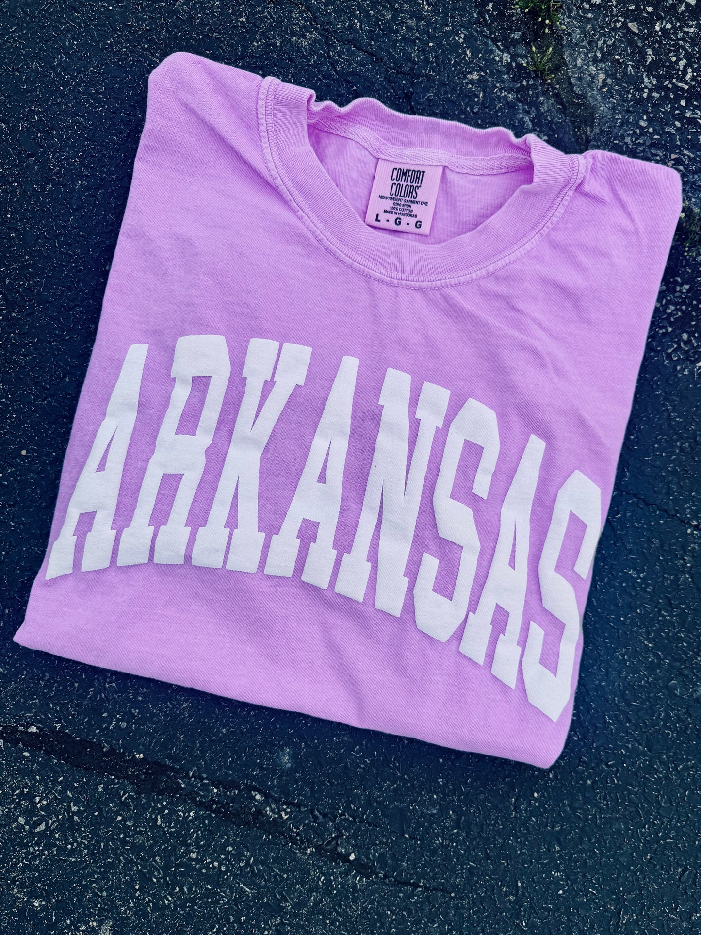 ARKANSAS PUFF GRAPHIC TEE OR CREWNECK |CHOOSE YOUR COLOR  PER-ORERED