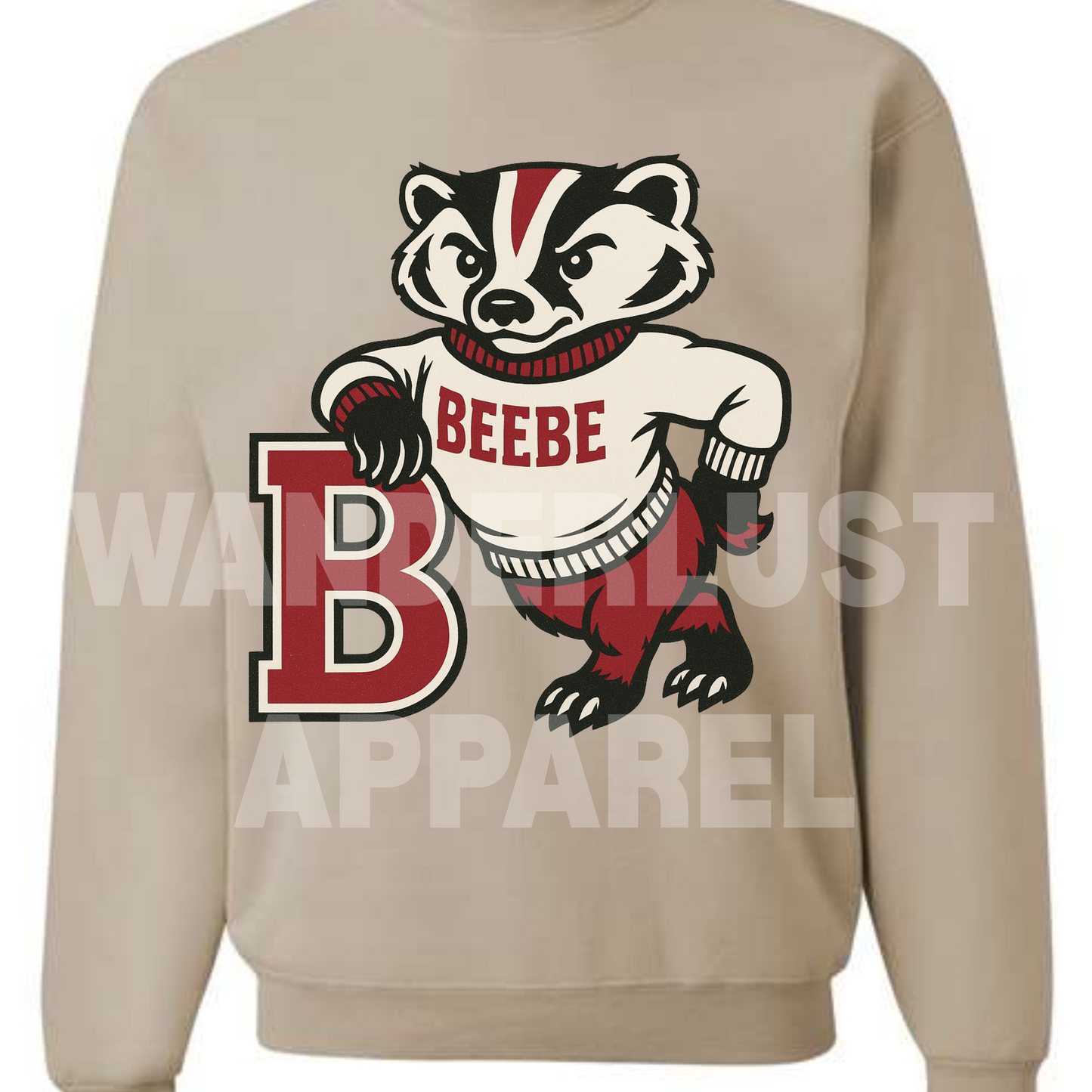 THROWBACK BADGER VINTAGE CREWNECK