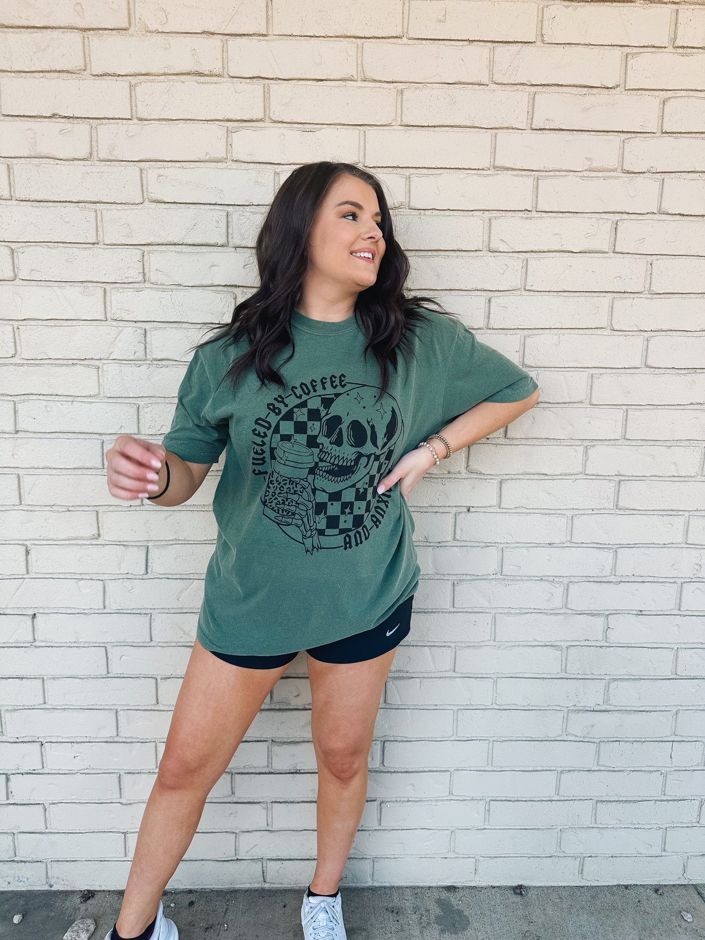 Fueled By Coffee & Anxiety Tee | COLORS