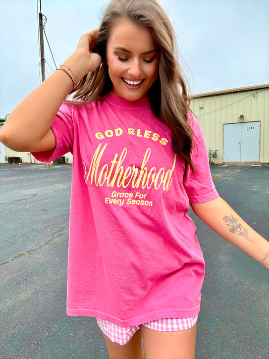 GOD BLESS MOTHERHOOD TEE | CRUNCHBERRY