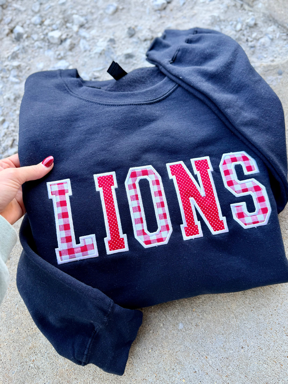 CUSTOM APPLIQUE EMBROIDERY CREWNECK