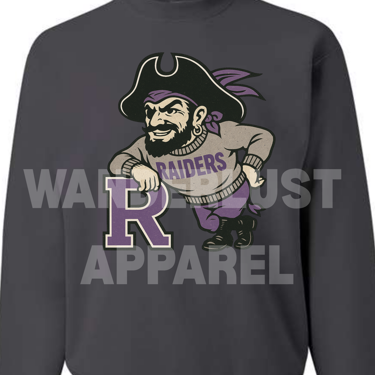 THROWBACK RAIDERS VINTAGE CREWNECK