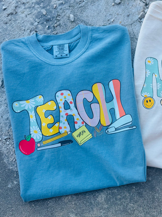 Teacher- Choose Your Color Graphic Tee