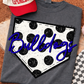 CUSTOM POLKA DOT BASE PLATE GRAPHIC TEE | PEPPER