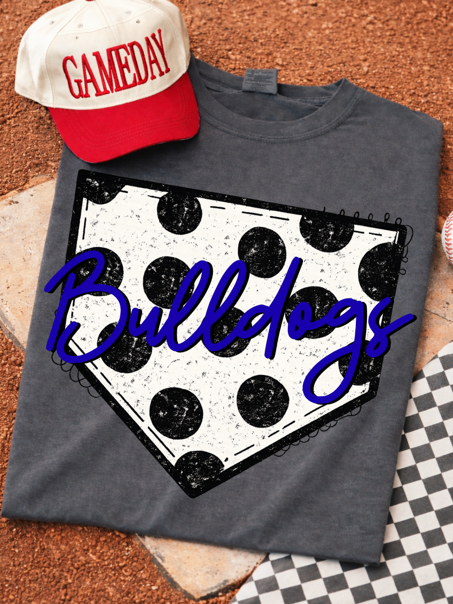 CUSTOM POLKA DOT BASE PLATE GRAPHIC TEE | PEPPER