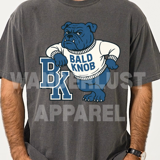 THROWBACK BULLDOGS VINTAGE TEE