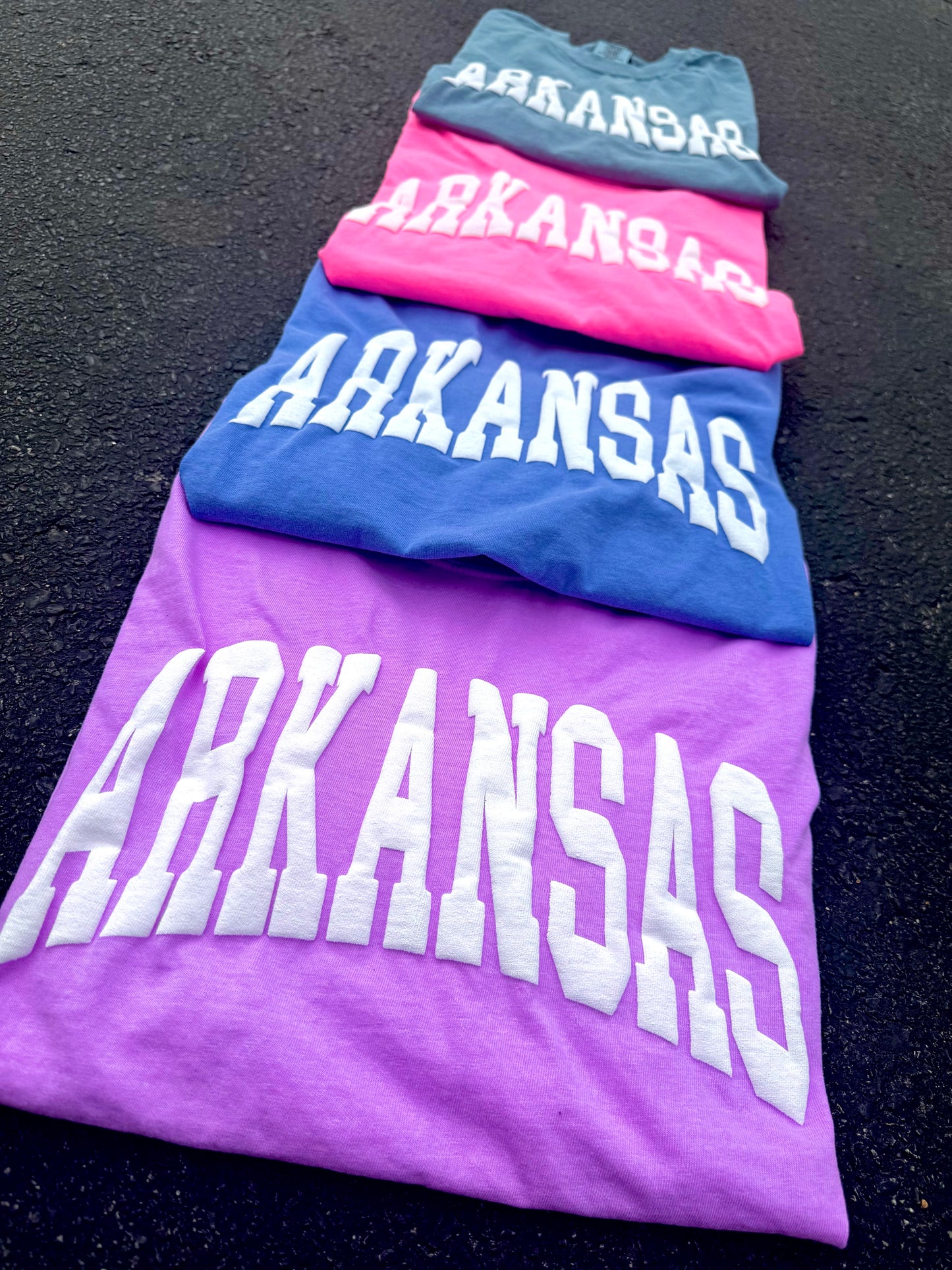 ARKANSAS PUFF GRAPHIC TEE OR CREWNECK |CHOOSE YOUR COLOR  PER-ORERED