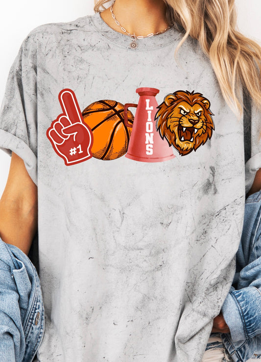 LIONS BASKETBALL ELEMENTS GRAPHIC TEE