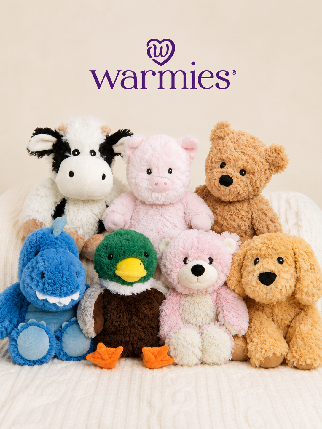 WARMIES® MICROWAVEABLE PLUSH ANIMALS