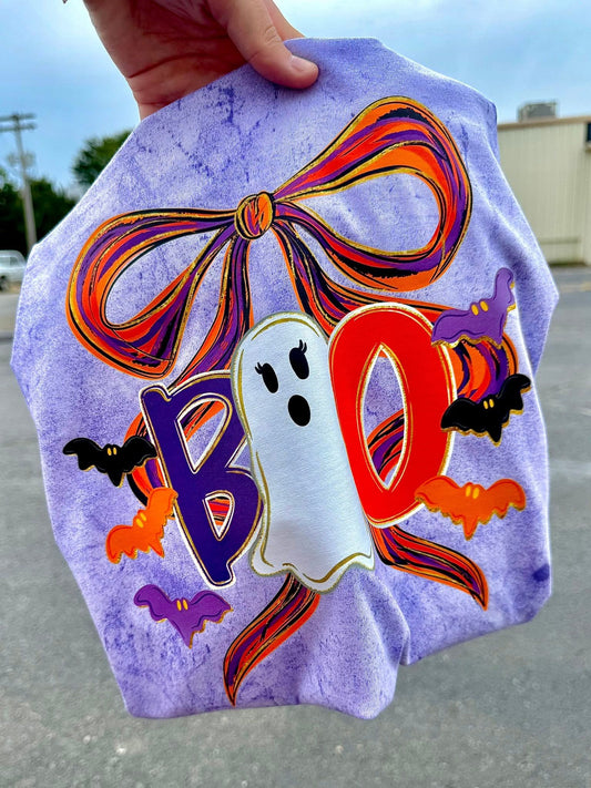 BOO MINERAL WASH GRAPHIC TEE