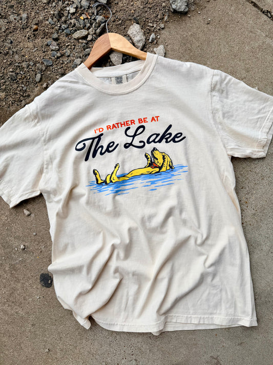 I'D RATHER BE AT THE LAKE TEE | IVORY