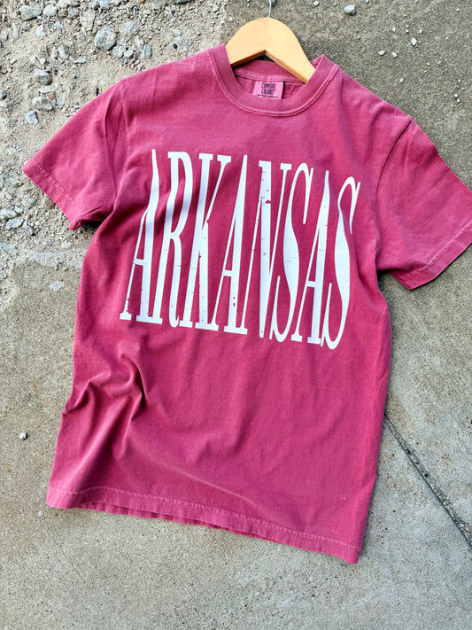 VINTAGE ARKANSAS LETTERS GRAPHIC TEE