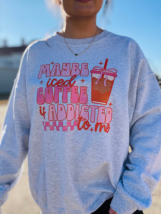 Iced Coffee Addict Crewneck