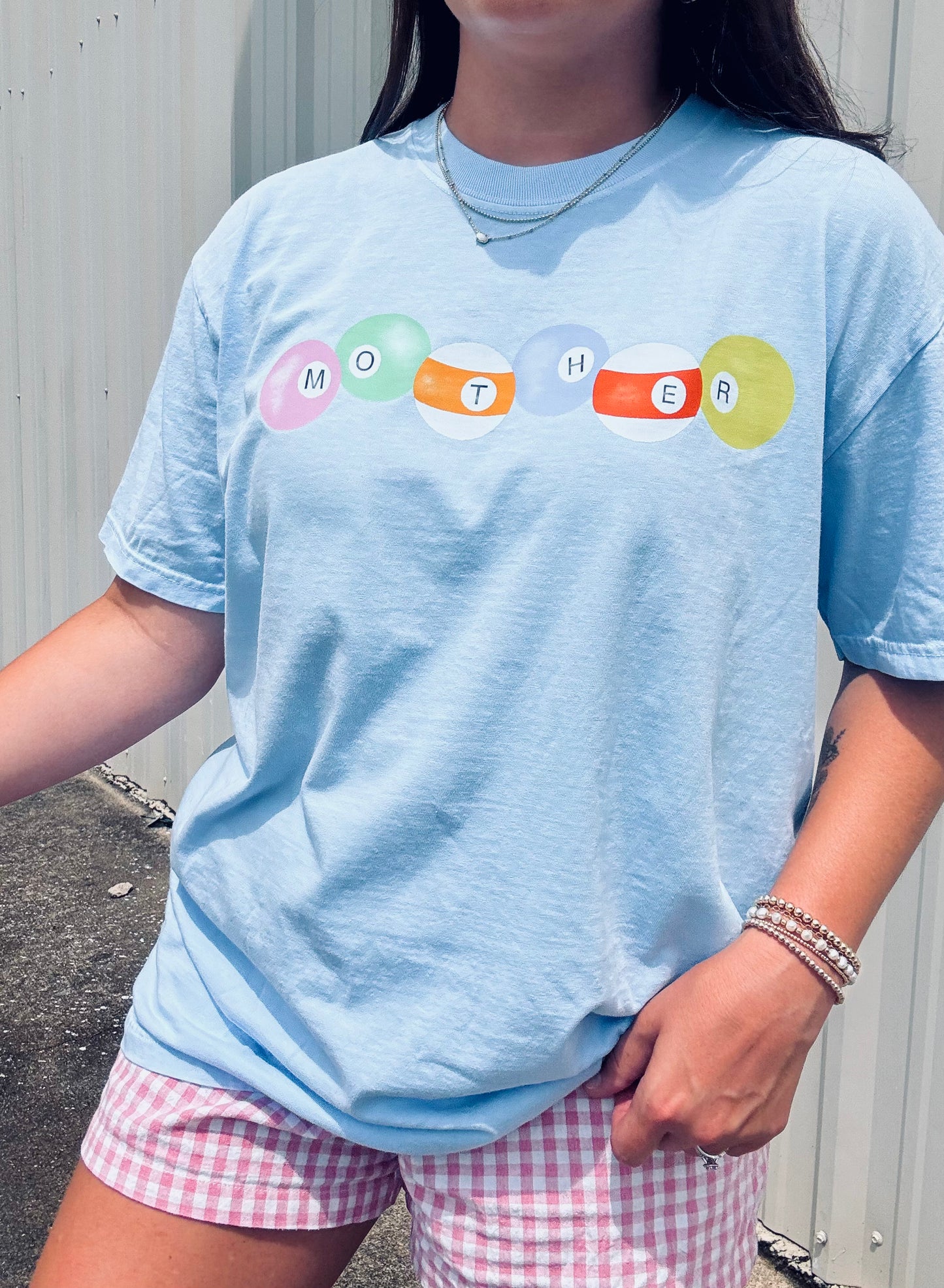 POOL BALL MAMA GRAPHIC TEE