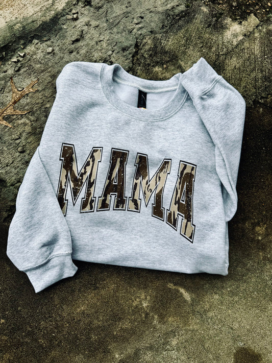 Mama Camo crewneck