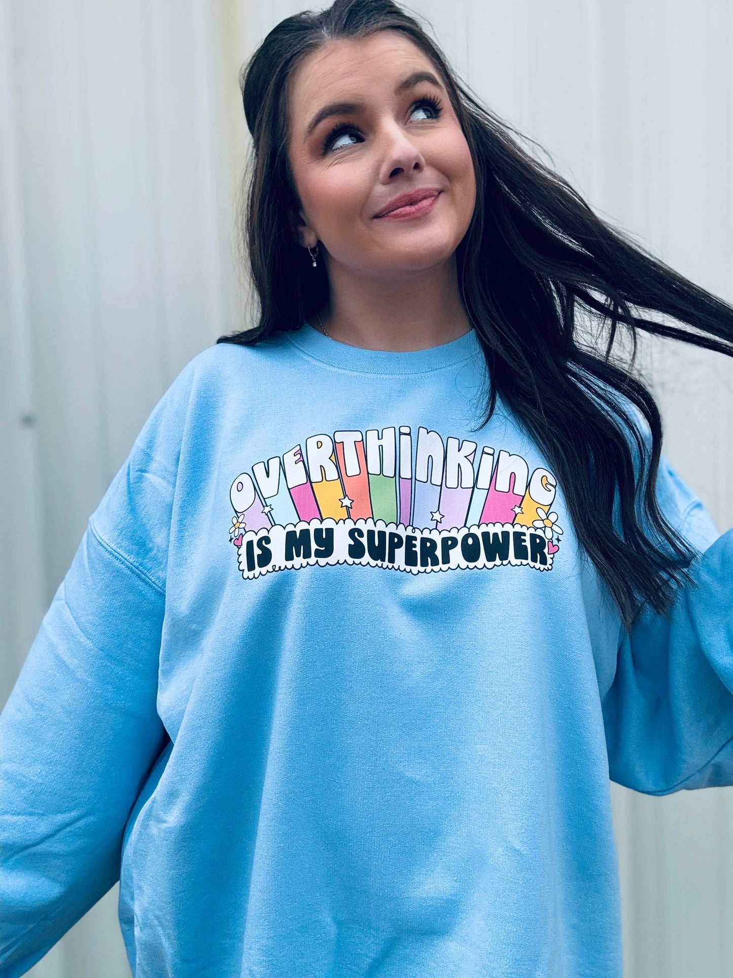 Overthinking is my superpower crewneck