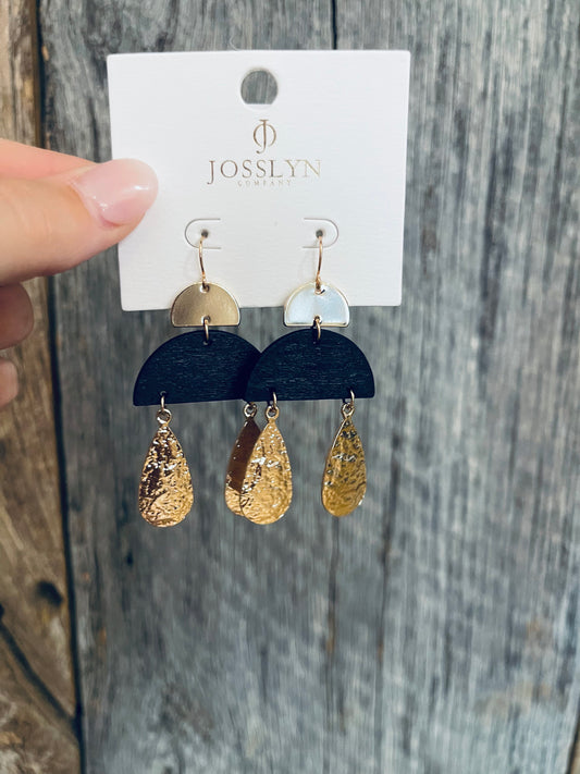 Drop Metal Earrings