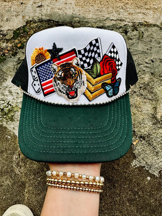 VINTAGE TIGER TRUCKER HAT