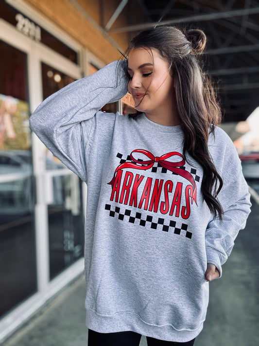 Arkansas Bow Crewneck