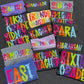 CUSTOM NEON WORDS GRAPHIC TEE