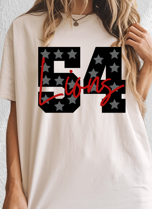 CUSTOM STAR NUMBER TEE