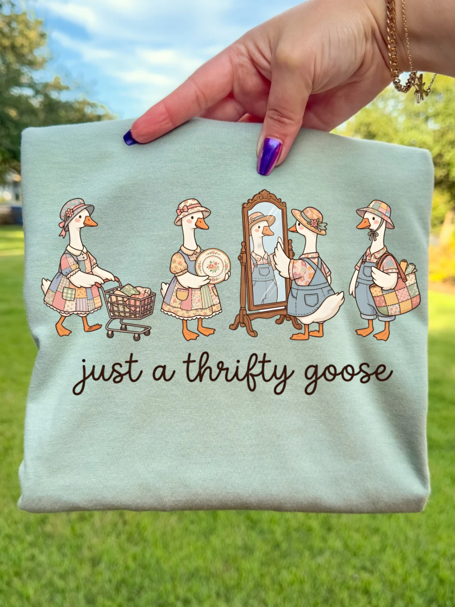 JUST A THRIFTY GOOSE TEE | BAY