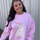 Pink Diet Coke Can graphic crewneck